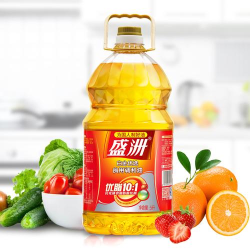 粮家工坊盛洲白金优选食用调和油5L 非转基因，做菜就是香